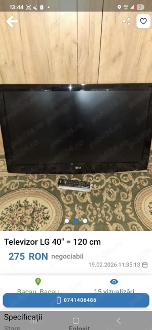 Televizor LG 40" = 120 cm - imagine 2