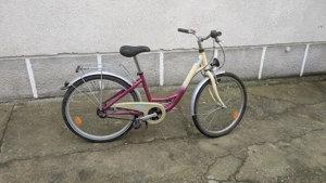 Bicicletă de oraș cochetă   Shimano Nexus 3 viteze (roți 24")