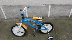 Bicicletă copii Disney "Planes" (14") + CADOU cască și roâi ajutătoați