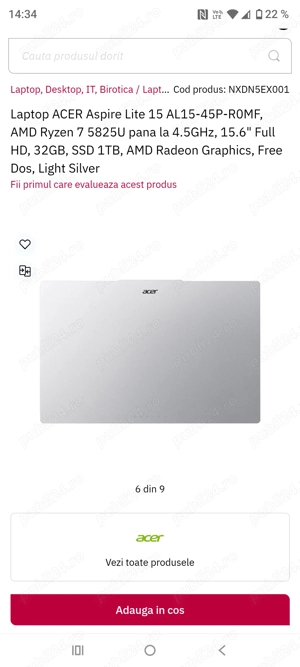 Se vinde Acer aspire 3  - imagine 3