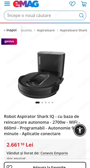 Robot aspirator inteligent SHARK 