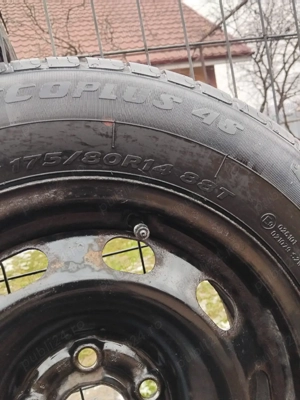cauciucuri cu tot cu jante pe 14  - imagine 2