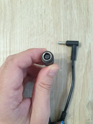 Adaptor incarcare laptop HP, Dell mufa rotunda 7.4mm X 5.0mm catre mufa noua 4.5mm x 3.0mm - imagine 5