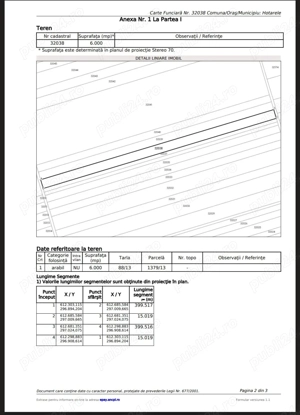 Vând teren extravilan agricol 6000 m