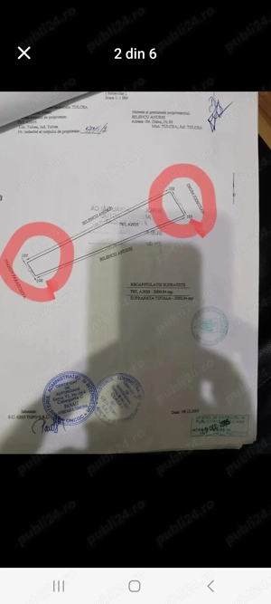 Teren de vânzare, întrare Tulcea