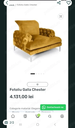 Fotoliu gala chester