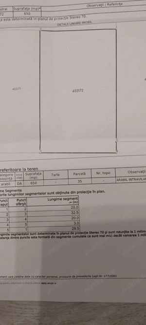 Teren 650 mp Sacalaz de vânzare  - imagine 4