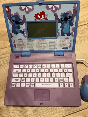 Laptop educational Lexibook, Disney Stitch, 124 activitati - imagine 4
