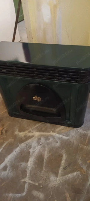 Convector Șimineu pe gaze Lampart LB 50. 6,8 kw Cu Tiraj forțat ca nou.  - imagine 4