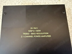 Amplificator 2.1-iesire activa de subwoofer-100 wati-produs nou ! - imagine 3