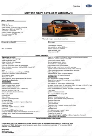 Ford Mustang Coupe 5.0 V8 450CP AT10 - imagine 8