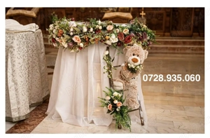 Decor cristelniță botez  cu montaj transport  Brașov - imagine 4