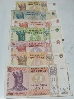 set bancnote Moldova