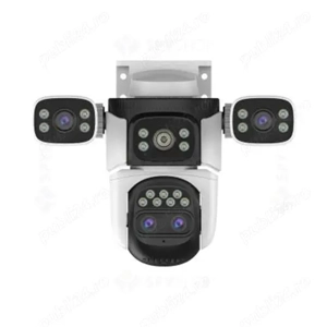 Camera supraveghere IP Speed Dome panoramica WiFi 6 PT cu 3 camere Vstarcam CS621ZS, 2 MP, 4+12 mm