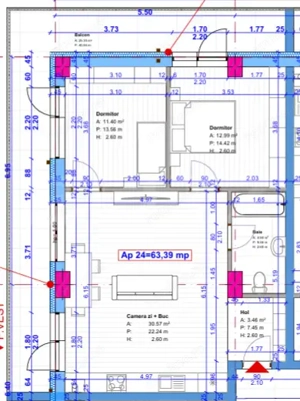 COMISION 0 !! Apartamente 1-3 camere, 37-60 mp, intermediar, garaj, zona Terra