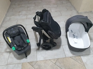 Carucior copii 3 in 1 Chicco Trio Alysia, Anthracite, 0luni+