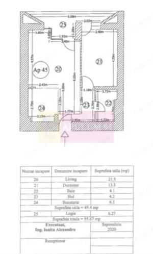 Floreasca | 102 The Address | apartament 2 camere - imagine 11