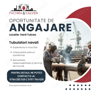 Angajam Tubulator naval - Santierul naval Tulcea