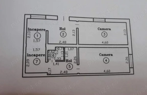 Vand apartament cu 2 camere amenajat ca spatiu comercial Complexul Studentesc - imagine 3