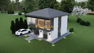 Vila , 110 mp utili, 4 camere - Complex nou (16 vile) - imagine 2