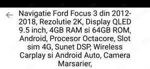 Navigație Ford focus MK3 - imagine 2