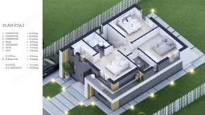 Vila superba- 5 camere- 132mp utili- 3 bai- dressing - imagine 5