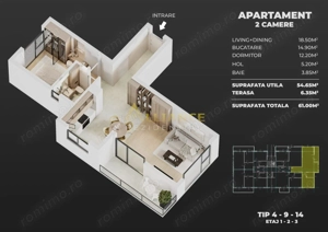 Leoreni Apartament 2 Camere - imagine 13