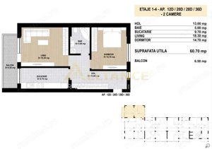 Apartament 2 camere decomandat - Sector 4 - OFERTA LIMITATA - imagine 5