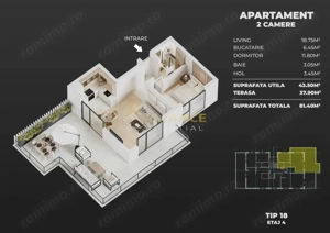 Ame Residence Exclusivitate  Proiect nou ap 2 si 3 camere - imagine 14