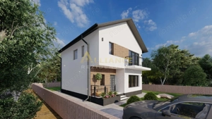 Vila individuala | P+1E | 4 camere | 3 bai | Teren 425 mp - imagine 2