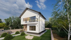 Vila individuala | P+1E | 4 camere | 3 bai | Teren 425 mp