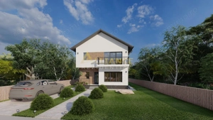 Vila individuala | P+1E | 4 camere | 3 bai | Teren 425 mp - imagine 3