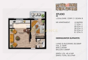 5 Minute Metrou Berceni - Finalizare August 2026 - Garsoniera - imagine 3