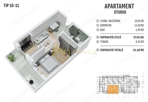 Studio Finalizat! cu Parcare Subterana Metrou Berceni - imagine 6