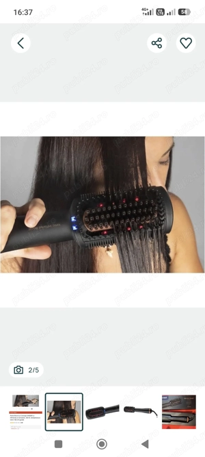 Perie Electrica Concept VH6040 cu Infrarosu si ionizator - imagine 3