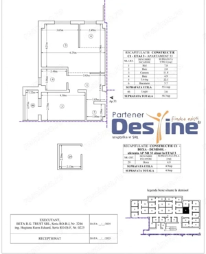 Comision 0% Apartament cu 2 camere, 59 mp, Pacurari etaj 1 - imagine 9
