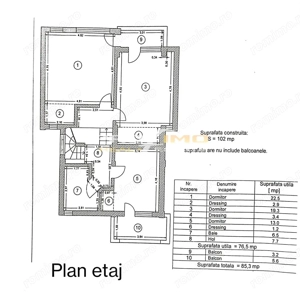 Zona Dorally, vila moderna D+P+E , 4 camere, demisol , mansarda, 400 mp teren - imagine 6