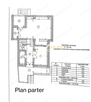 Zona Dorally, vila moderna D+P+E , 4 camere, demisol , mansarda, 400 mp teren - imagine 14