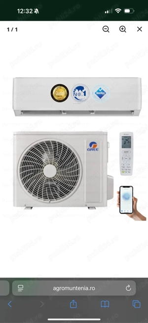 Aer conditionat +Montat 