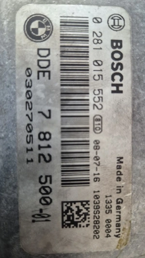 Calculator Ecu Bmw 520d E60 cu cheia  - imagine 2