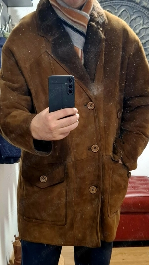 Cojoc barbatesc clasic din piele de miel