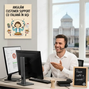 Customer Support cu Italiana (Iasi)