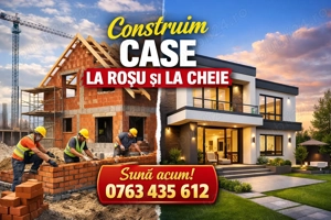 Constructi case la roșu și la cheie 