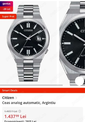 Ceas Citizen tsoyosa automatic  - imagine 3