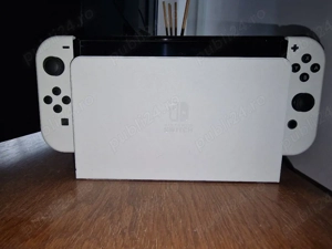 Nintendo Switch Oled Alb (Husa+Folie+Joc)