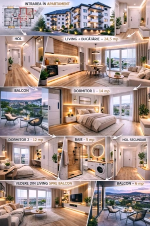 Apartamente de vanzare direct de la dezvoltator (COMISION 0)! - imagine 4