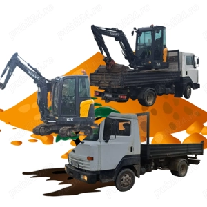 Închiriez bascula si escavator 