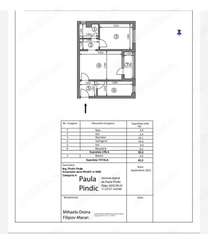 Apartament 2 camere - cartier vest  - imagine 2