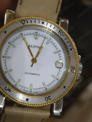 ceas bărbătesc mecanic automatic Alpina - imagine 4