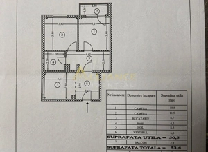 Gata de mutare! 2 camere decomandate, Mobilat si utilat bloc reabilitat, loc parcare inclus,STV la d - imagine 17